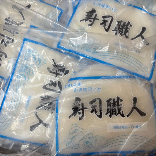 紋甲 いか 4kg 寿司職人 刺身用 薄皮むき 250g〜300g 京都食彩市場