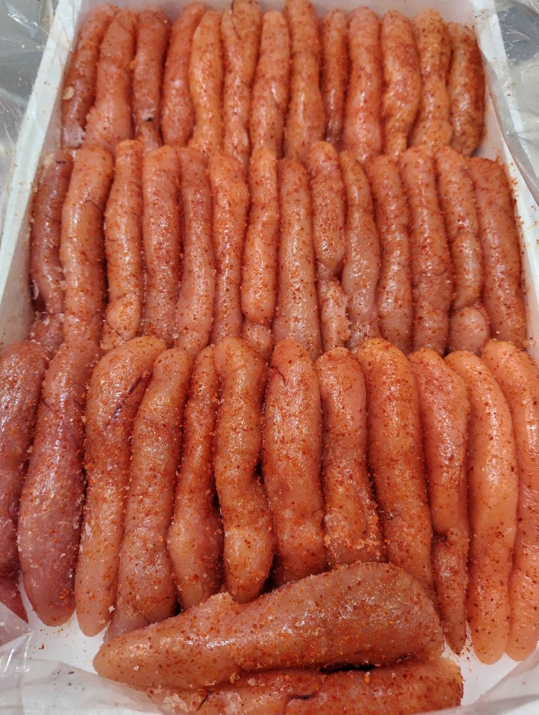 無着色辛子明太子2kg ×5 小サイズ 国内加工